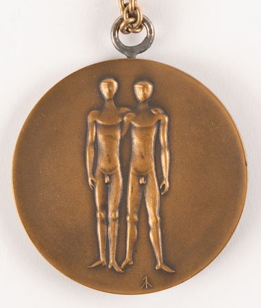 Lot #3090 Munich 1972 Summer Olympics Bronze Winner's Medal for Gymnastics - Image 4