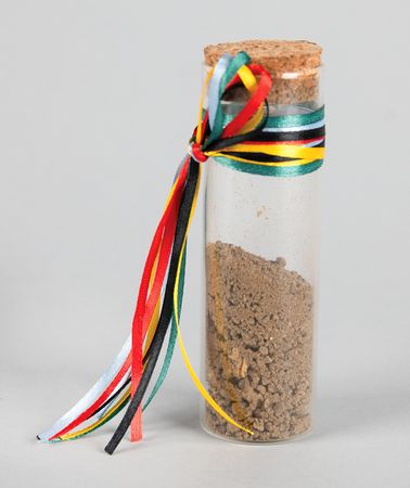 Lot #3328 Paris 2024 Summer Olympics Ancient Greek Vessel and Ancient Olympia Soil Vial - Gifts to IOC Members - Image 6