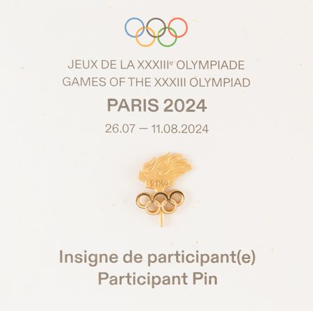 Lot #3264 Paris 2024 Summer Olympics Participation Pin - Image 1