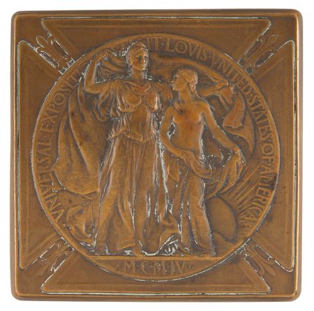Lot #3051 St. Louis 1904 Louisiana Purchase Exposition 'Silver Medal' Award - Image 1