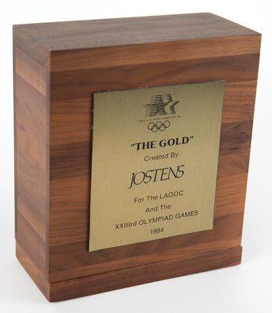 Lot #3094 Los Angeles 1984 Summer Olympics Sample Gold Winner's Medal - Image 3