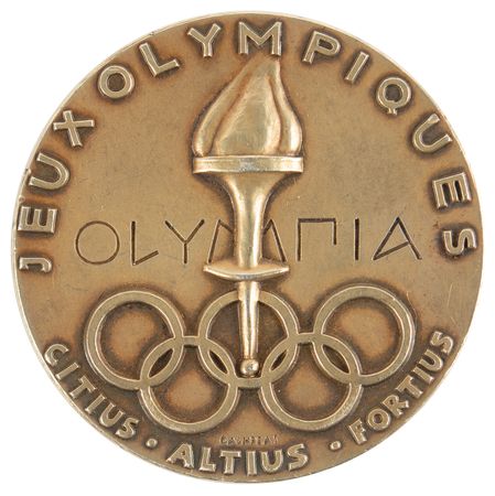 Lot #3078 Stockholm 1956 Summer Olympics Gold Winner's Medal with Case - Equestrian Events - Image 2