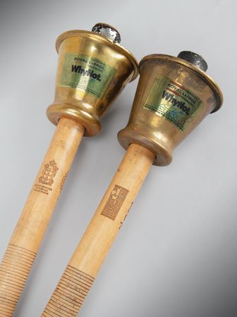 Lot #3017 Atlanta 1996 Summer Paralympics 'WhyNot' Canadian Marathon (2) Torches - Image 1