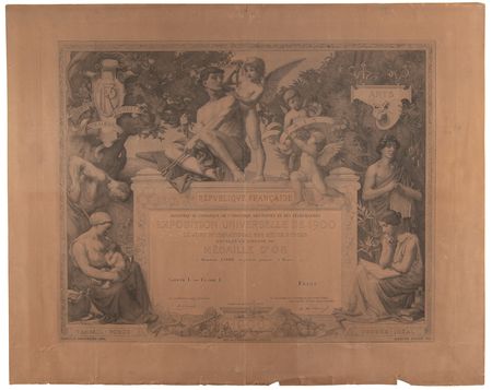 Lot #3168 Paris 1900 Exposition Universelle Gold