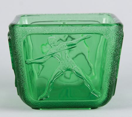 Lot #3346 Helsinki 1940 Summer Olympics Souvenir Glass Bowl - Image 2