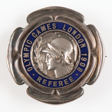 Lot #3204 London 1908 Olympics 'Referee' Badge - Image 1