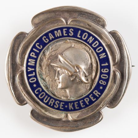 Lot #3206 London 1908 Olympics 'Course-Keeper'