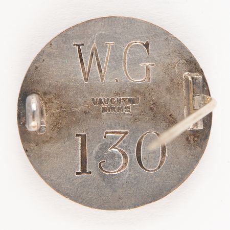 Lot #3211 London 1908 Olympics 'Competitor' Badge from the 'Winter Games' - Image 2