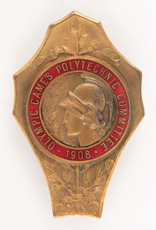 Lot #3212 London 1908 Olympics 'Polytechnic Committee' Badge - Image 1