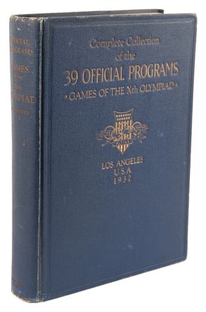 Lot #3282 Los Angeles 1932 Summer Olympics Programs - Image 1