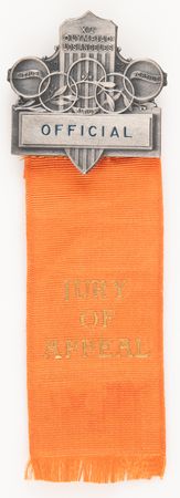 Lot #3223 Los Angeles 1932 Summer Olympics 'Jury