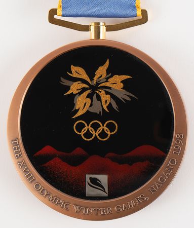 Nagano 1998 Winter Olympics Bronze Winner's Medal for Ski