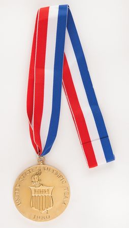 Lot #3370 Congressional Gold Medal of Achievement - Presented to Members of the 1980 U.S. Olympic Team - Image 1