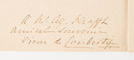 Lot #3307 Pierre de Coubertin Signed Booklet from the 21st IOC Session, Rome - Image 2