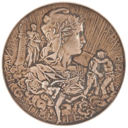 Lot #3319 Paris 1900 Exposition (and Olympic Games) Commemorative Medal - Image 1