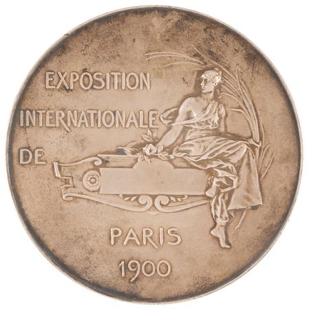 Lot #3319 Paris 1900 Exposition (and Olympic Games) Commemorative Medal - Image 2