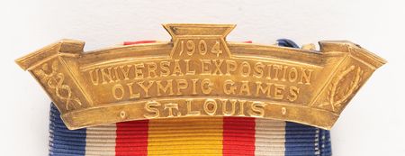 Lot #3055 St. Louis 1904 Olympics Gold Winner's Medal with Case for Men's 110m Hurdles - Image 5