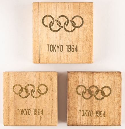 Lot #3142 Tokyo 1964 Summer Olympics (3) Participation Medals - Image 3