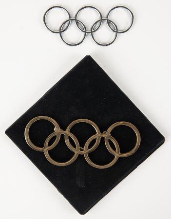 Lot #3369 Olympic Rings (2) Car Badges - From the
