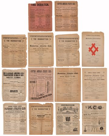 Lot #3275 19th Century Track and Field Publications (14) from New York and New Jersey - Image 1