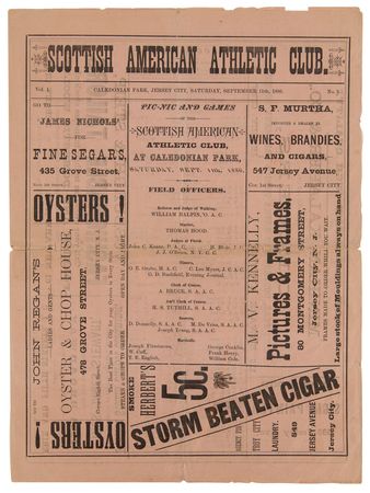 Lot #3275 19th Century Track and Field Publications (14) from New York and New Jersey - Image 2