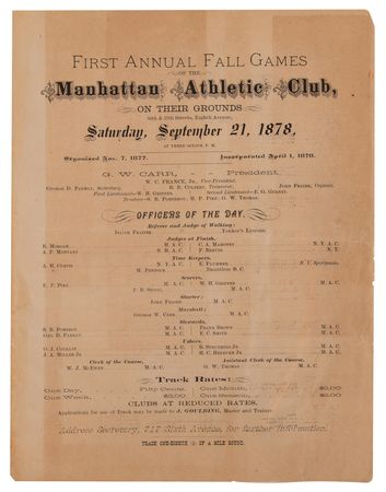 Lot #3275 19th Century Track and Field Publications (14) from New York and New Jersey - Image 3