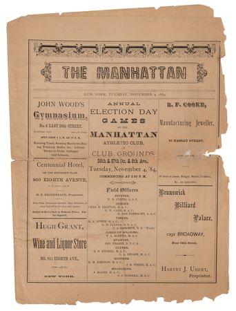 Lot #3275 19th Century Track and Field Publications (14) from New York and New Jersey - Image 7