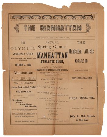 Lot #3275 19th Century Track and Field Publications (14) from New York and New Jersey - Image 9