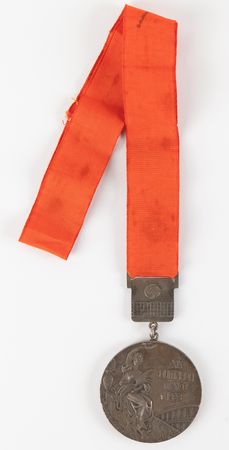 Lot #3087 Mexico City 1968 Summer Olympics Gold Winner's Medal for Women's Volleyball - Image 1