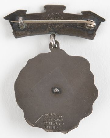 Lot #3056 St. Louis 1904 Olympics Silver Association Football Championship Silver Winner's Medal - Image 2