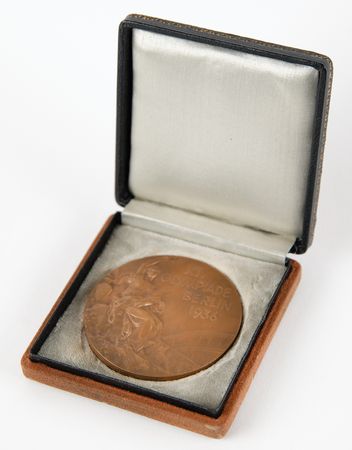 Lot #3067 Berlin 1936 Summer Olympics Bronze Winner's Medal for Basketball - The Sport's Olympic Debut - Image 4