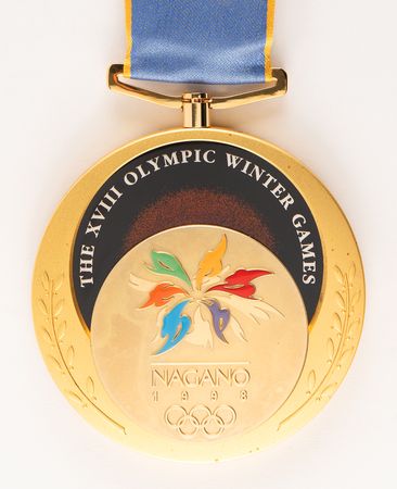 Lot #3100 Nagano 1998 Winter Olympics Gold Winner's Medal for Ski Jumping - Image 3