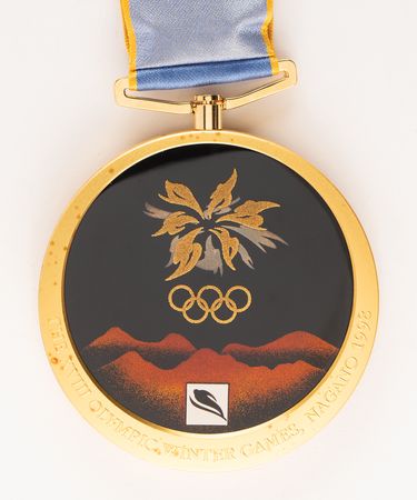 Lot #3100 Nagano 1998 Winter Olympics Gold Winner's Medal for Ski Jumping - Image 4