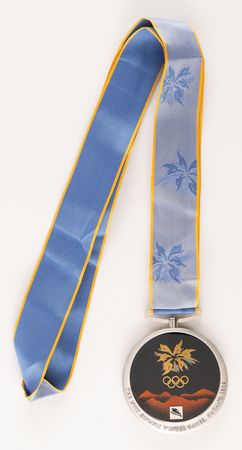 Lot #3101 Nagano 1998 Winter Olympics Silver Winner's Medal for Ski Jumping - Image 2