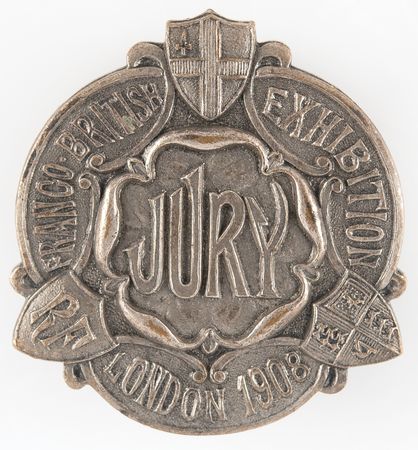 Lot #3215 London 1908 Exposition Judge's Badge - Image 1
