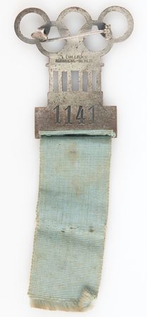 Lot #3226 Berlin 1936 Summer Olympics Judge's Badge for Rowing - Image 2