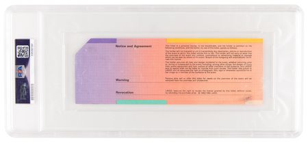 Lot #3305 Los Angeles 1984 Summer Olympics Closing Ceremony Ticket Stub Signed by John Williams - Image 2