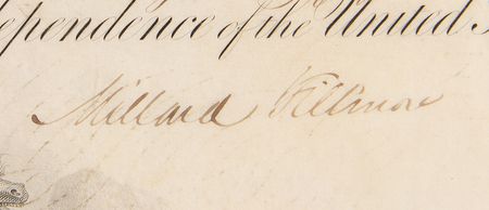 Lot #153 Millard Fillmore Document Signed as President - Image 2