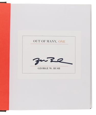 Lot #121 George W. Bush (2) Signed Books - 41 and Out of Many, One - Image 3
