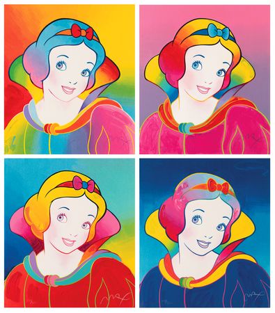 Lot #597 Peter Max Limited Edition 'Snow White Suite' (4) Serigraphs - Image 1
