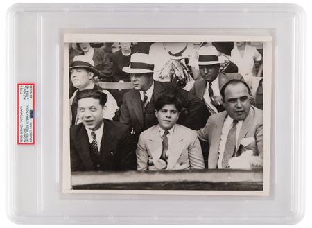 Lot #376 Al Capone Original 'Type II' Photograph - Comiskey Park - Image 1