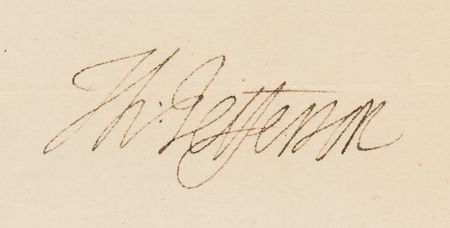 Lot #8 Thomas Jefferson Historic Letter Signed as Secretary of State, Announcing Ratification of the Bill of Rights to Governor Josiah Bartlett of New Hampshire - Image 3