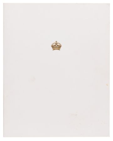 Lot #400 Elizabeth, Queen Mother Signed Christmas Card (1978) - Image 2