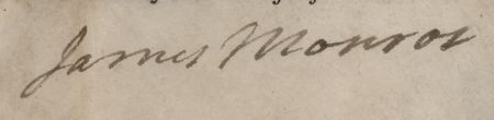 Lot #223 James Monroe Document Signed as President - Image 2