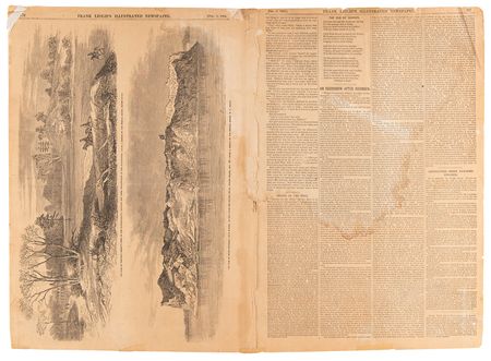 Lot #213 Abraham Lincoln: Gettysburg Address Print from Frank Leslie's Illustrated Newspaper (December 5, 1863) - Image 2
