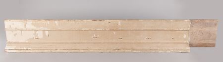 Lot #94 White House Doorway Molding with Original Multi-Layered Paint and Extension Piece Relic - Image 1
