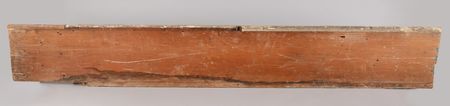 Lot #94 White House Doorway Molding with Original Multi-Layered Paint and Extension Piece Relic - Image 2