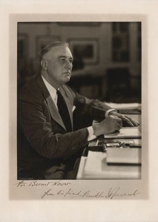 Lot #252 Franklin D. Roosevelt Signed Photograph by Harris & Ewing - Image 1