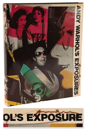 Lot #605 Andy Warhol Signed Book - Exposures - Image 1