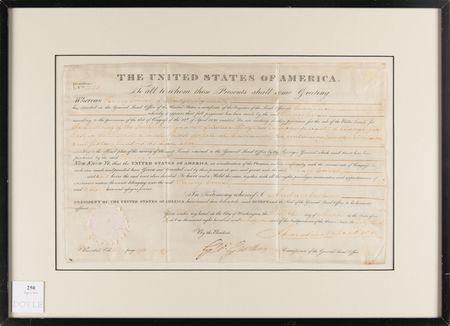 Lot #188 Andrew Jackson Document Signed as President - Image 3